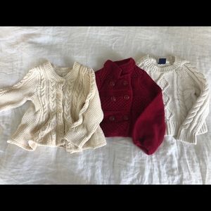 Lot of baby gap sweaters